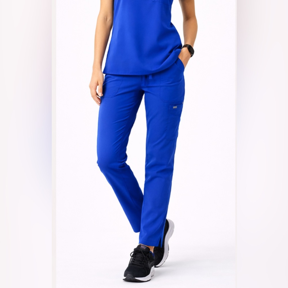 Figs Women's Yola Skinny Scrub Pants Sapphire Blue - Size S
